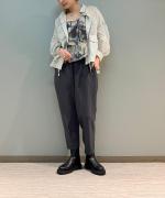 コットンラミースラブローン　シャツジャケット